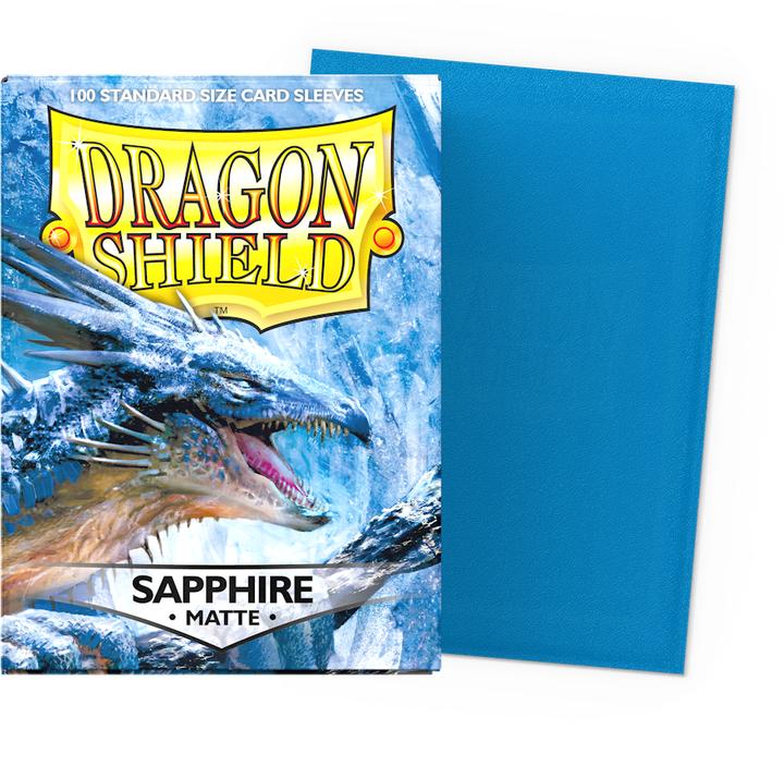Actual product image Arcane Tinman ART11028 - Matte - Saphir (100) Card Sleeves