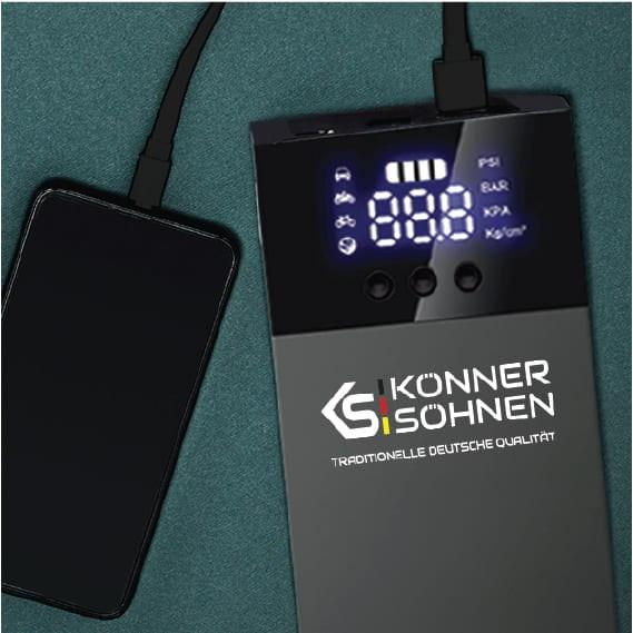 Immagine prodotto Könner & Söhnen Urządzenie Rozruchowe Ze Sprężarką Ks Jsp-1400 (1200 A, 14000 mAh)