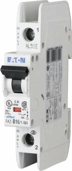 Produktbild Eaton MCB, 16A, C-type, 1Pole, UL489