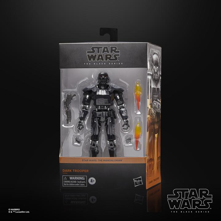 Actual product image Hasbro The Black Series Dark Trooper: The Mandalorian