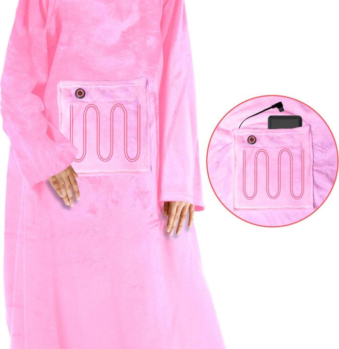 Actual product image Mad Monkey Heated blanket pink (200 x 130 cm)