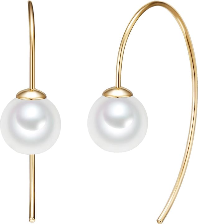 Produktbild Lulu & Jane Damen Messing Muschelkernperle gelbgold - 29259 (Messing)