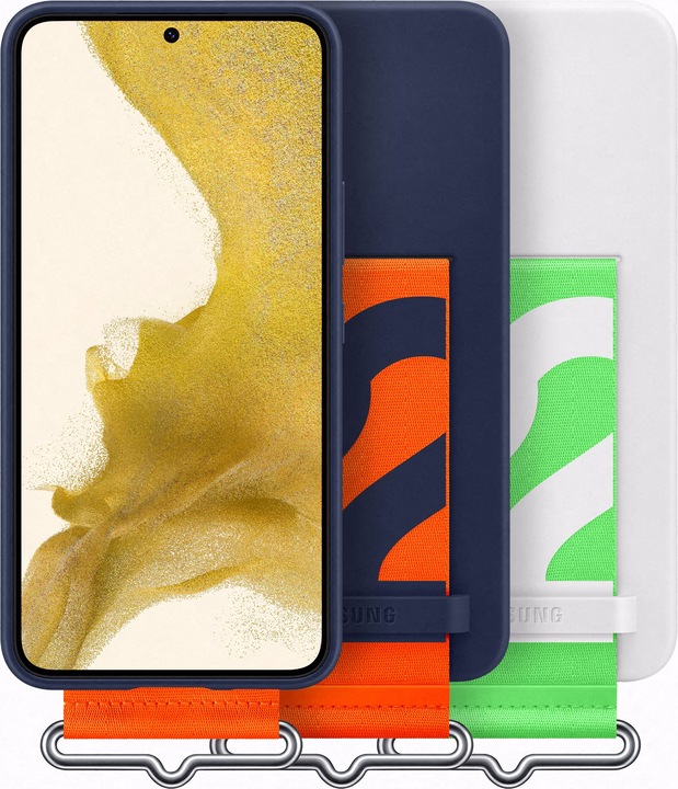 Actual product image Samsung Silicone cover with loop (Samsung Galaxy S22+)