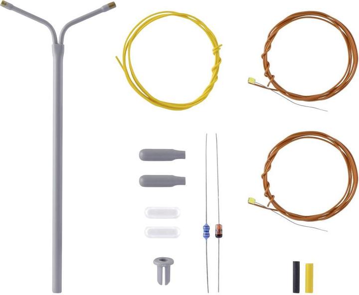 Actual product image Viessmann Model Technology TT Whip light double kit 6923 1 pc.