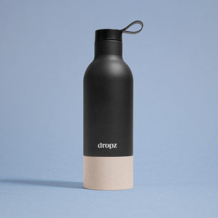 Actual product image Dropz Drinking bottle 500 l, black (0.50 l)