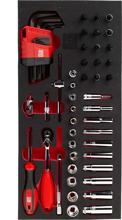 Productafbeelding RS PRO 52 stuks 1/4'' drive doppen- en inbussleutelset