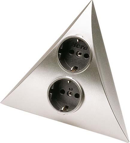 Hera Presa di corrente 2f edst mt AP contatto di terra IP20