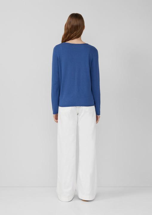 Produktbild s.Oliver Strickpullover Weicher Feinstrickpullover mit Rollkanten (44)