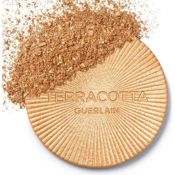 Thumbnail - Guerlain, Highlighter + Bronzer, TERRA 23 Luminizer Compact Powder 01 Gold 10 g (01 Warm Gold, Highlighter, 6.20 g)