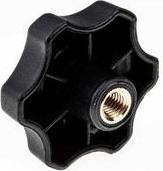 Actual product image Rs Pro Nylon through hole scallop knob,M10 (10 pcs.)