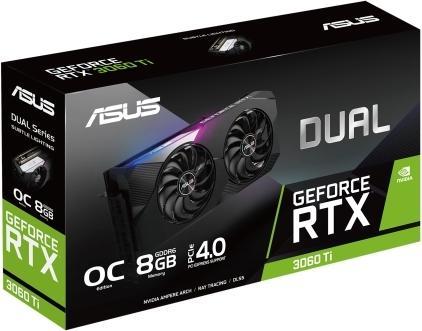 Actual product image ASUS GeForce DUAL RTX 3060 Ti O8G MINI V2 (8 GB)