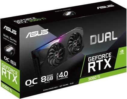 Actual product image ASUS GeForce DUAL RTX 3060 Ti O8G MINI V2 (8 GB)
