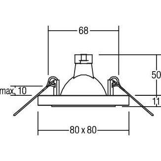 Thumbnail - Brumberg, Wandleuchte + Deckenleuchte, 00028300 (GX 5.3)