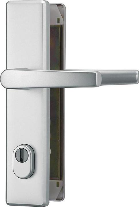 Abus HLZS814 F1 EK Schutzbeschlag eckig, DG, alu. (Türgriff)