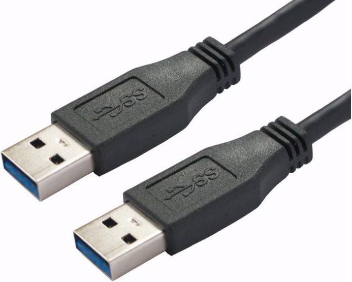 Actual product image Bachmann 918.177 USB Cable 3 m USB 3.2 Gen 1 (3.1 Gen 1) USB A Black (3 m, USB 3.2 Gen 1)