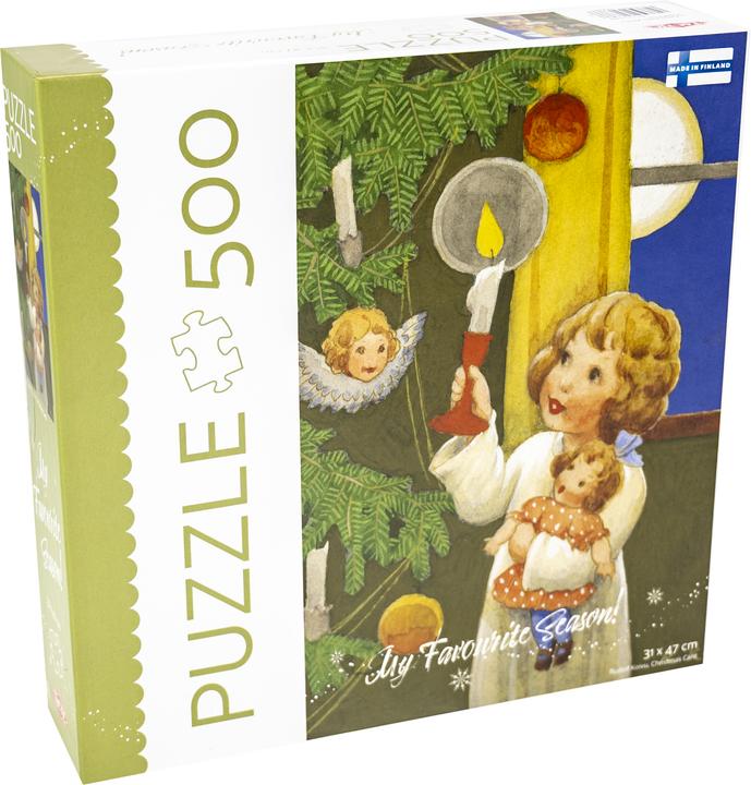 Tactic 500 Weihnachtskarten-Puzzle (500 Teile)