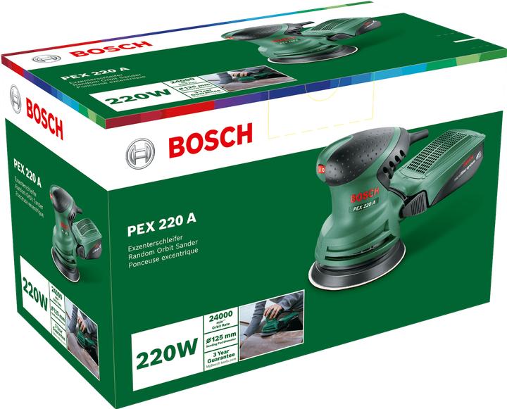 Immagine prodotto Bosch Home & Garden Pex 220 A (Levigatrici rotorbitali, 220 W)