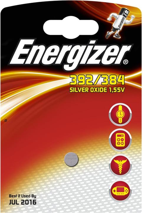 Image du produit Energizer Oxyde d'argent 392/384 (1 pcs, LR41, 44 mAh)