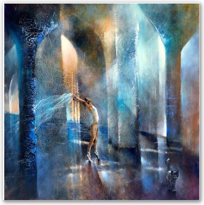 Image du produit Trenddeko Bijoux - Chat et danseur (30 x 30 cm)