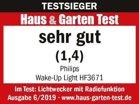 Actual product image Philips SmartSleep Connected Sleep & Wake-up Light HF3671/01