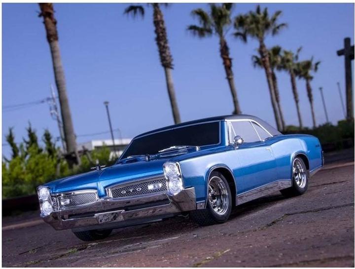 Immagine prodotto Kyosho Auto di produzione Fazer MK2 1967 Pontiac GTO Tyrol Blue 1:10, ARTR (RTR pronto all'uso)