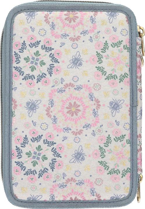 Produktbild Top Model Topmodel - TOPModel Triple Pencil Case - FESTIVAL FUN - Cream, Light Blue