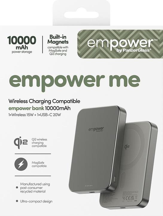 Actual product image PanzerGlass empower Bank (10000 mAh, 20 W, 37 Wh)