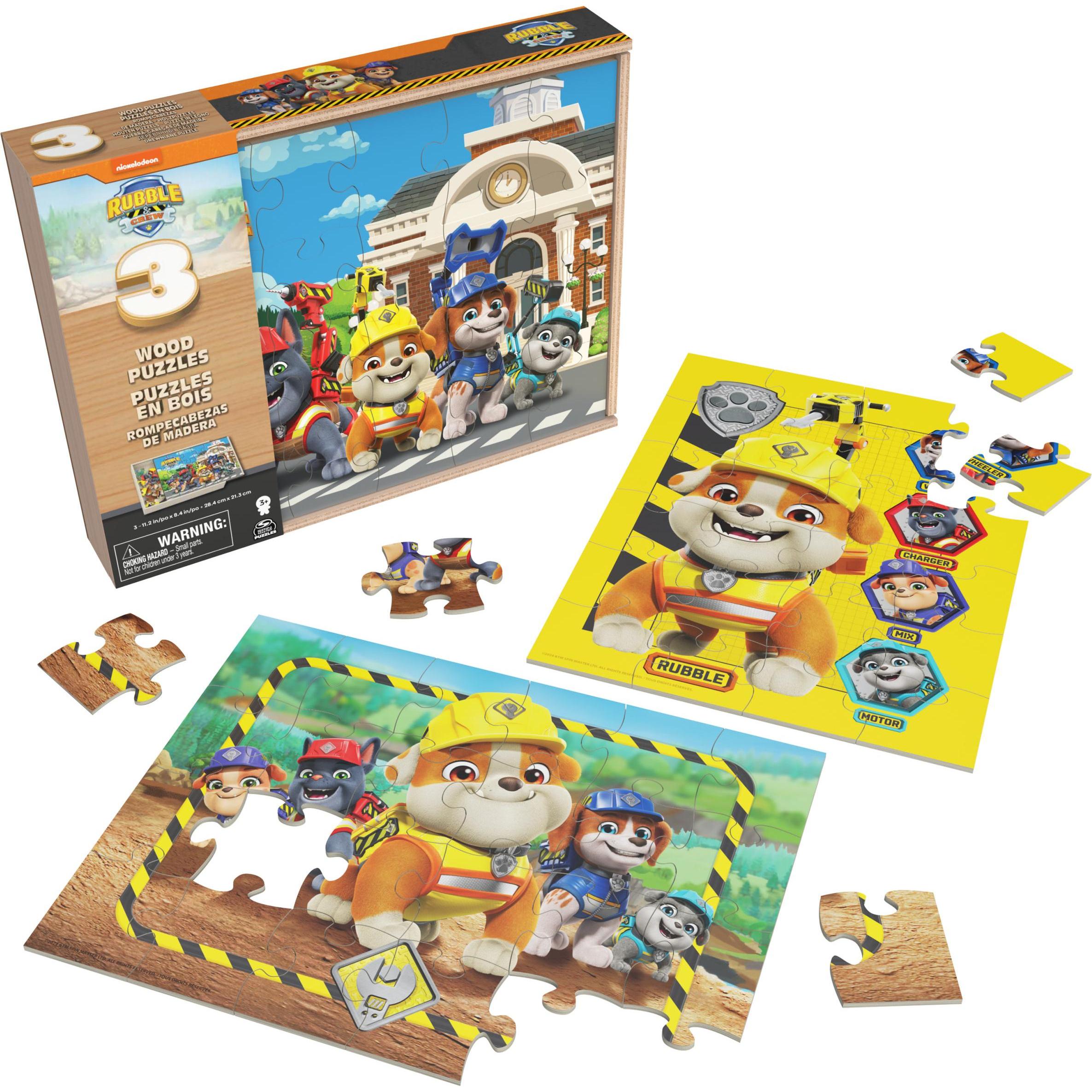 Thumbnail - Spin Master Wood Puzzles 3-Pack (24 Teile)