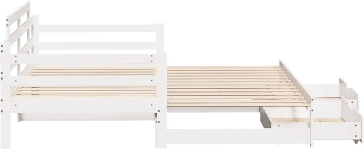 Actual product image vidaXL Extendable day bed with drawers