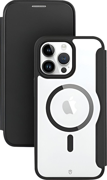 Actual product image Force Case Flip case for iPhone 15 Pro Flip protection Magnetic card holder (Apple iPhone 15 Pro)