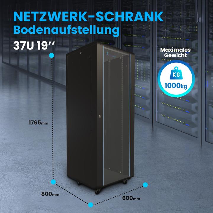 Actual product image Extralink EX.11397 Rack 37U Freestanding Rack (37 RU, 19 inch rack)