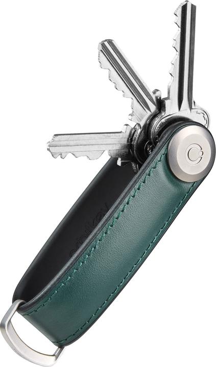 Image du produit Orbitkey Porte-clés en cuir hybride - Vert sapin