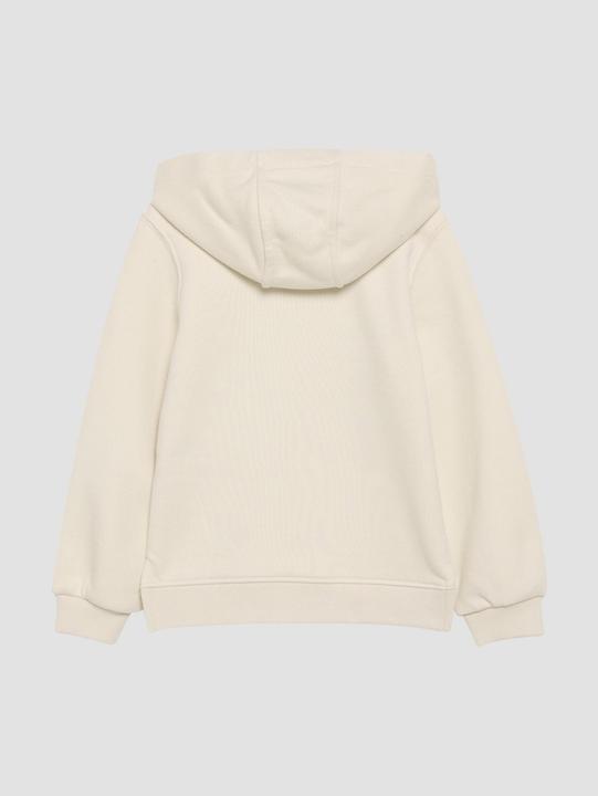 Produktbild S.Oliver Sweatshirt Wärmendes Kapuzen-Sweatshirt mit Glitzerprint (116, 122)
