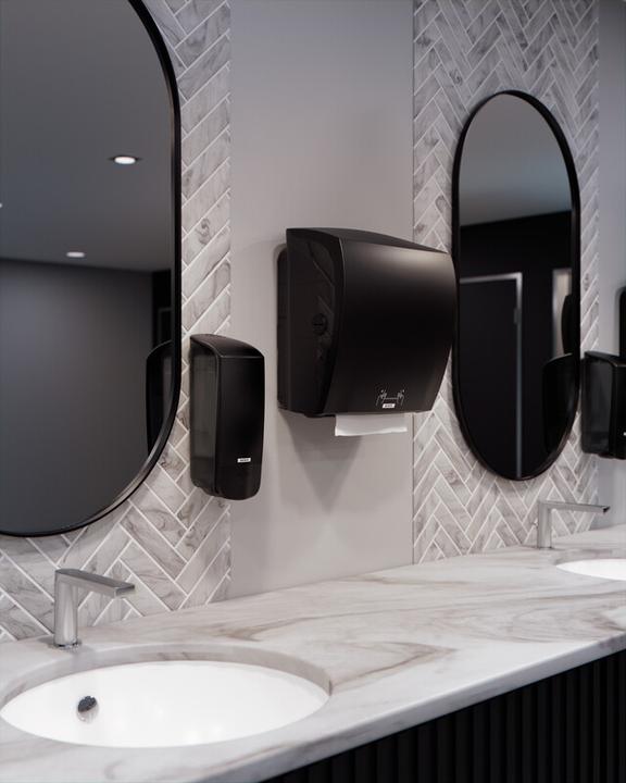 Actual product image Katrin Dispenser Inclusive per sapone e disinfettante