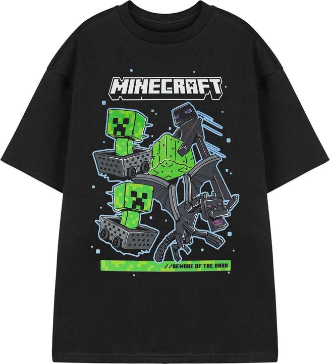 Produktbild Minecraft Beware Of The Dark TShirt kurzärmlig (S)