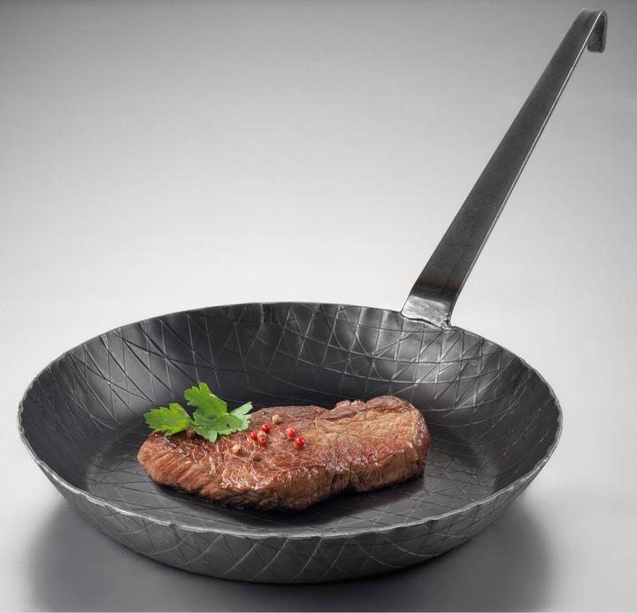 Produktbild Turk Schmiedeeiserne Bratpfanne, Boden Ø 20 cm, gesamt 28 x 5 cm (28 cm, Bratpfanne, Eisen)