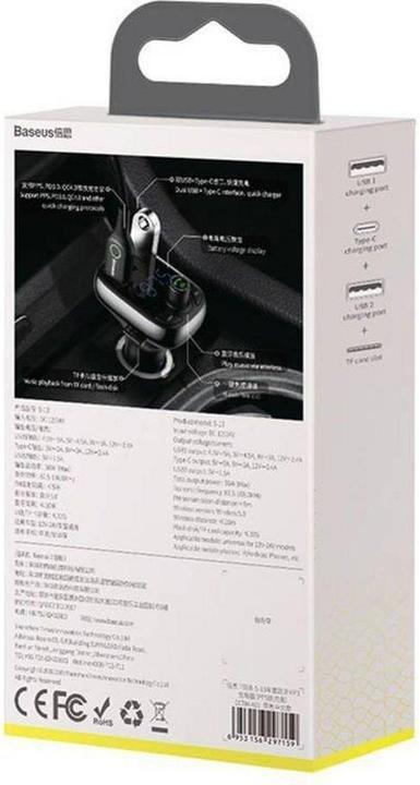 Image du produit Baseus Car Bluetooth MP3 Player T Shaped S-13