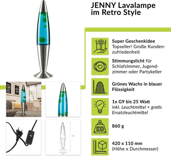 Actual product image Licht-Erlebnisse Jenny (210 lm, G9)