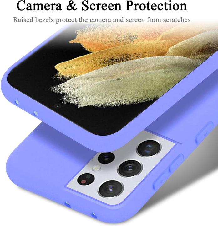 Immagine prodotto Cadorabo Copertura della cassa del silicone liquido TPU (Samsung Galaxy S21 Ultra)