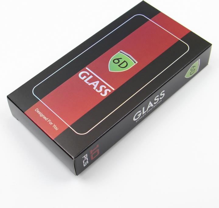 Actual product image OEM Tempered glass 6D for Samsung Galaxy S21 black frame 10in1 (10 Piece, Samsung Galaxy S21)