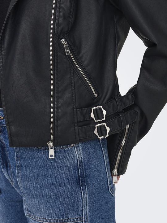 Produktbild Only Bandkragen Ärmelbündchen mit Reissverschluss Bikerjacke Bikerjacke (S)