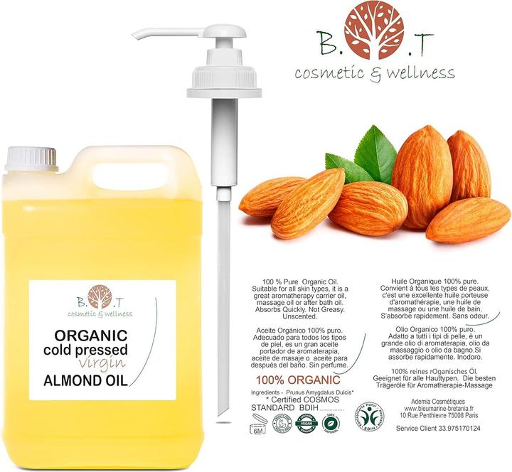 Actual product image ‎B.O.T cosmetic & wellness Organic almond oil