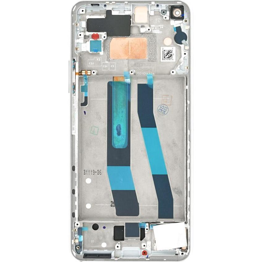 Thumbnail - Xiaomi Display Unit + Frame 11 Lite 5G NE silber / weiss 5600040K9D00 (Display, Xiaomi 11 Lite 5G NE), Mobilgerät Ersatz...