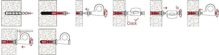 Immagine prodotto Fischer DuoPower 8x40 EasyHook Loop K (4 pz.)