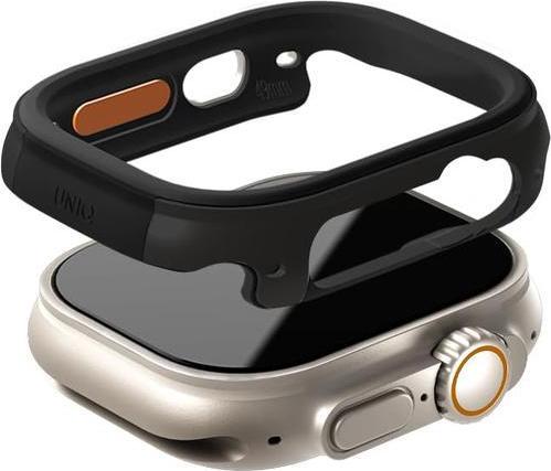 Actual product image Uniq etui Valencia Apple Watch Ultra 49 mm. czarny/midnight black