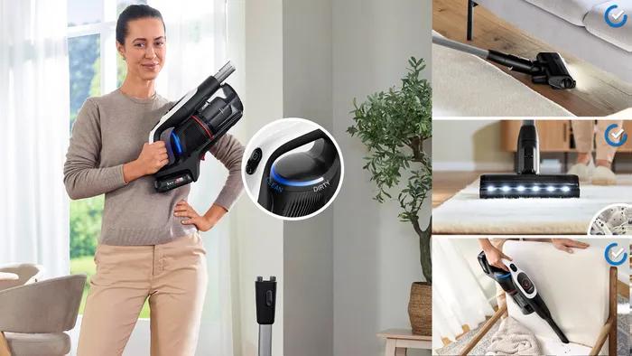 Image du produit BOS Aspirateur rechargeable, Unlimited 9, Blanc BCS931WBA