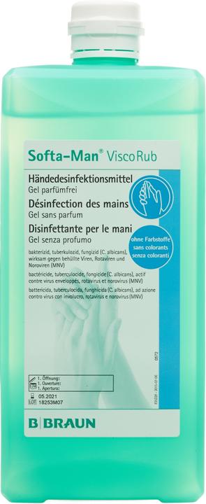 Image du produit B.Braun ViscoRub désinfectant pour les mains à base d'alcool (1000 ml)