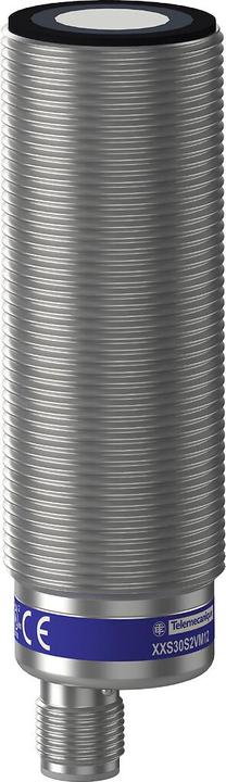 Actual product image Schneider Electric M30 ultrasonic sensor with stainless steel housing 316L SN 2M 0-10V M12 (Sensor)