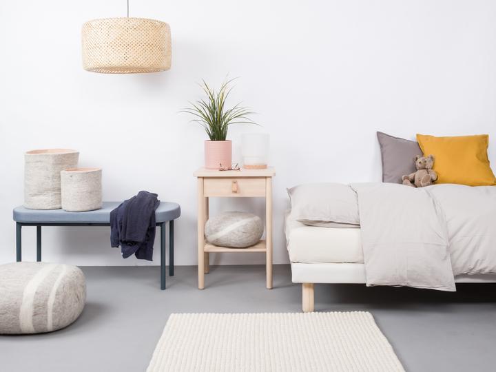 Produktbild Myfelt Linéa Filzkugelteppich (70 x 100 cm)