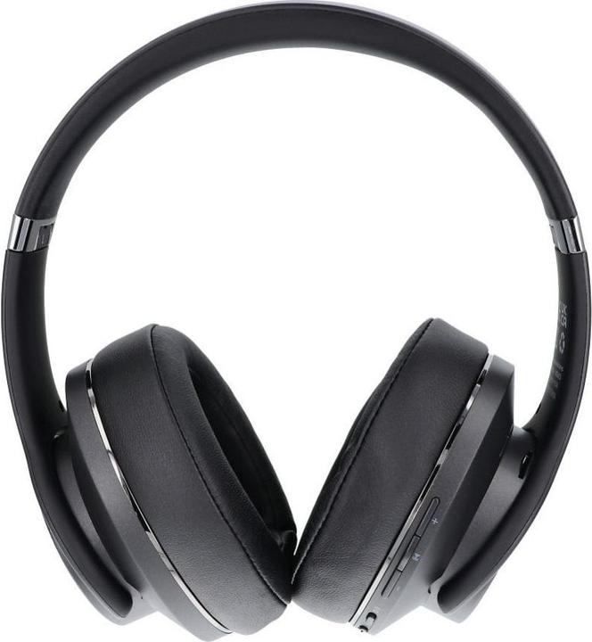 Actual product image Doqaus Wired headphones wireless headphones bluetooth VOGUE 5 2in1 black (12 h, Cable, Wireless)